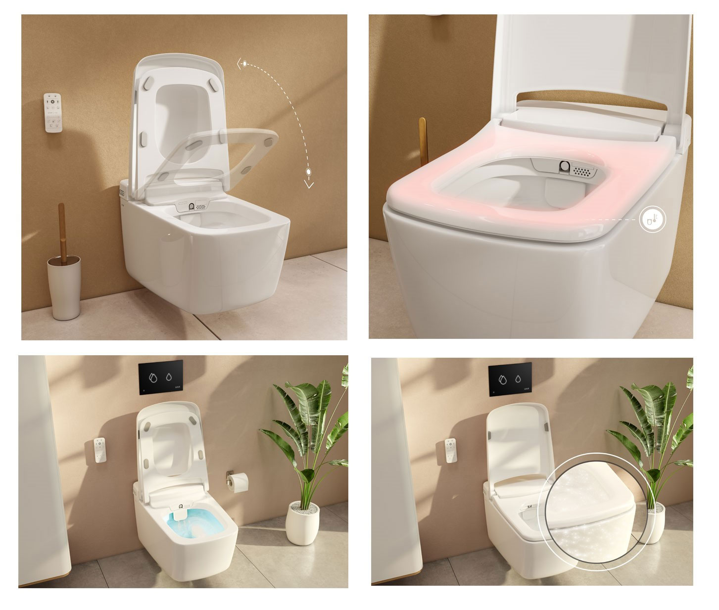 Vitra - METROPOLE V-CARE INTELLIGENT miska wisząca WC